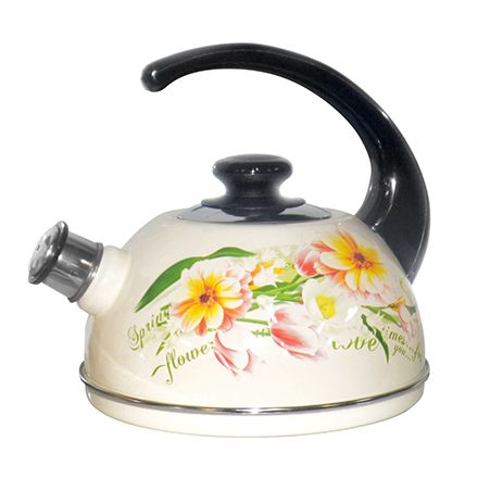 Kettle 2.5l T04/25/04/26 (cons. pen) elephant. bone Flower waltz (decor. stainless steel)